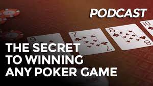 The Secret of Playing Winning Poker